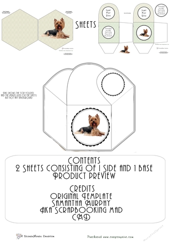 Hexagon Box Yorkie Just for You mini kit