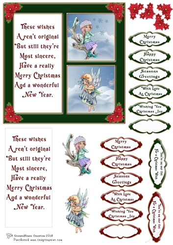 Christmas in the Snow Quick Card