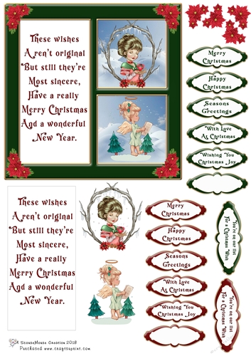 Quick Christmas card 1 Enchanting