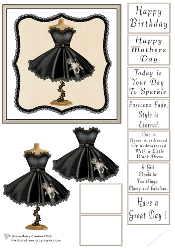 The Little Black Poodle Dress Quick card