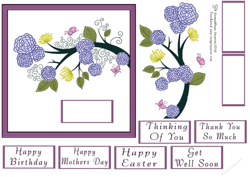 Quick Card Floral Branch