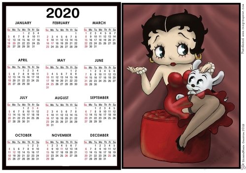 2020  Calendar Betty