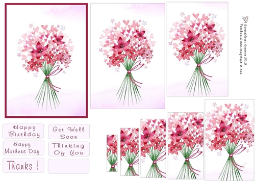 Bunch of flowers Multi sentiment Pyramid