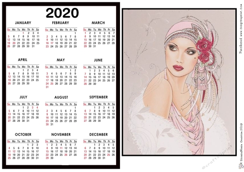 2020 Calendar -  Landscape DECO BEAUTY 2