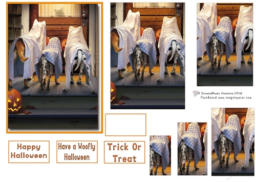 Woofly Trick or Treaters Pyramid