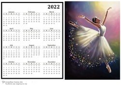 2022 Calendar Floral dance
