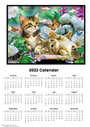 2022 calendar The Butterfly Watchers