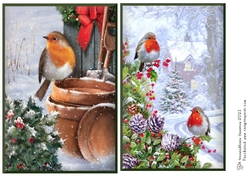 Wintry Robins Toppers