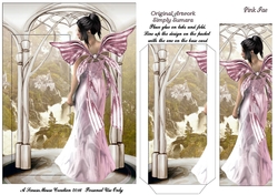 Pink Fae Bookmark card