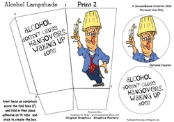 Alcohol lampshade Popcorn Box