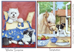 2 Animal Card Fronts