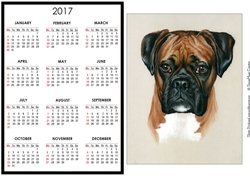 Boxer Dog Calendar