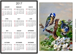  Blue Tits Calendar