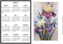 Irises Calendar