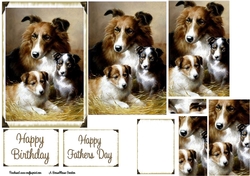 Mini Me Collies Sheet