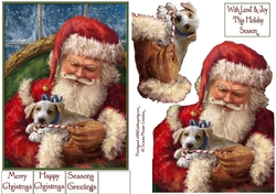 Santas Special Chew Stick Decoupage