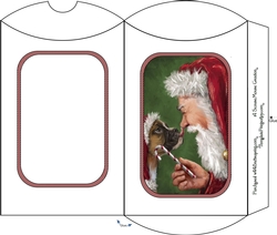 Santas Christmas Friend Pillow Box