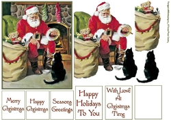 The Cat Toy Decoupage