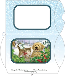 Christmas Pets Pillow Box