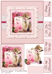 Valentine Love You card Kitty Quick card