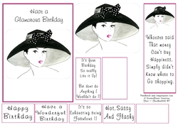 Glamorous Birthday 3 Sheet