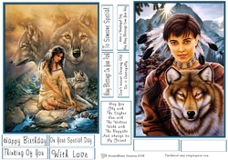 Wolf Maiden and Spirit of the wolf Toppers