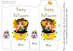 Halloween Pinch Bag Cute Halloween Trick or Treat Happy Halloween
