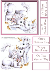 Mothers Day Unicorns 2 Mum