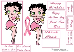 Betty In Pink Quick Card