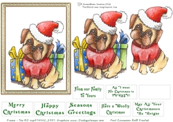 Woofly Christmas Quick Card