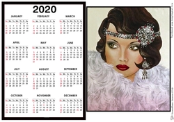 2020 Calendar -  Landscape DECO BEAUTY