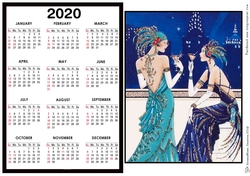 2020 Calendar - Landscape DECO DRINKS
