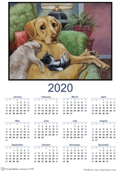 2020  calendar portrait Why Me