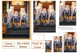 Woofly Trick or Treaters Pyramid