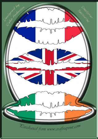 Kiss from Great Britain, France and Ireland Jpeg