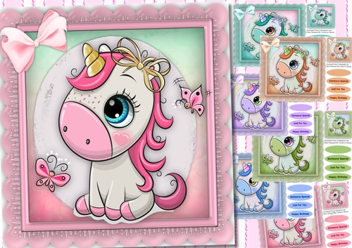 6, Stunning Fantasy Unicorns 