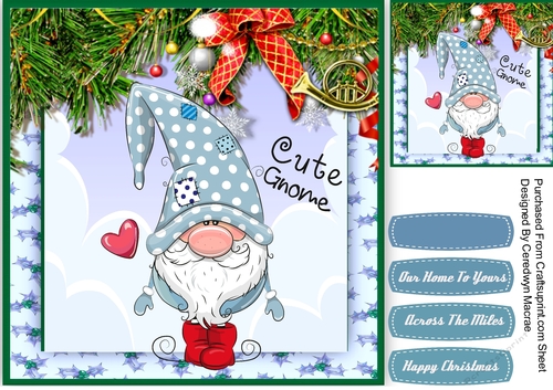 Cute Christmas Gnome 2