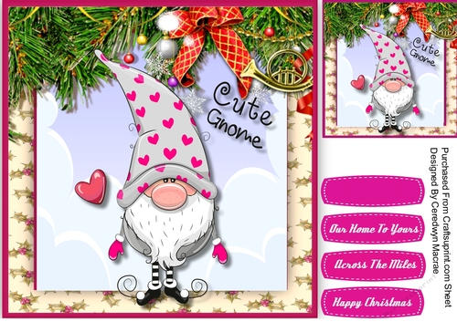 Cute Christmas Gnome 3