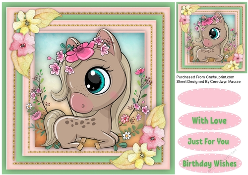 Gorgeous Fantasy Pony 1