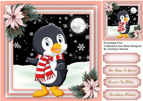 Gorgeous Penguins in the Snow 1