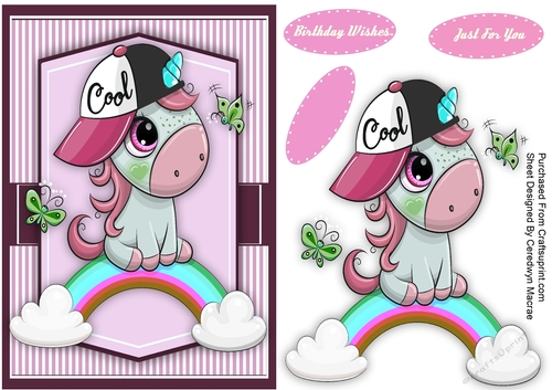 A5, Beautiful Rainbow Pony 3