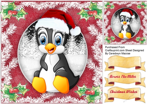 Penguins Christmas  Hat 