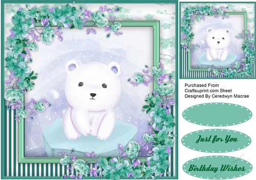 Beautiful Pola Bear with Blossom 