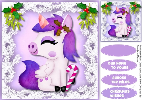 Lulac Christmas Unicorn 
