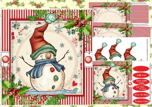 8x8 Mini Ki , The Cool Snowman 