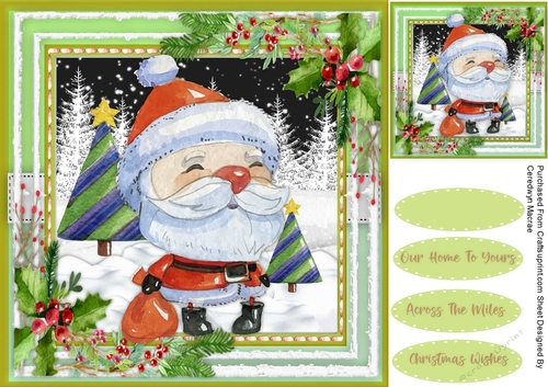 Santas  in the Snow