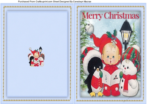Print and Fold , Trio Singing 