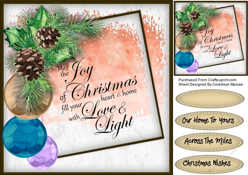 Christmas Baubles and Quote 4
