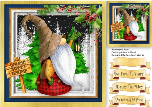 Lumberjack Gnome with Lantern