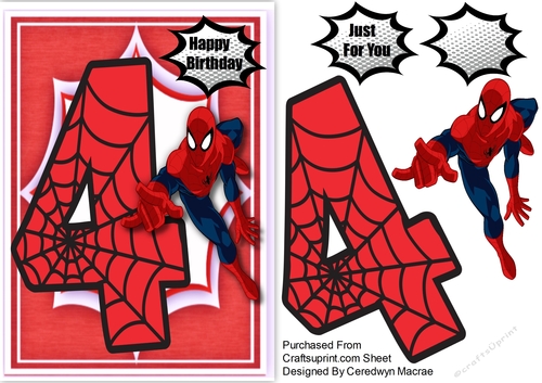 Spidermans 4th Birthday